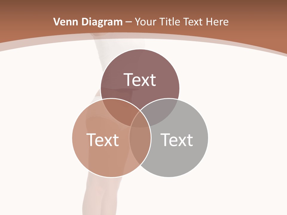 A Woman Standing On A Scale With Her Arms In The Air PowerPoint Template
