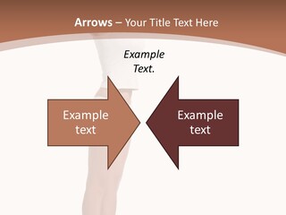 A Woman Standing On A Scale With Her Arms In The Air PowerPoint Template