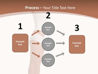 A Woman Standing On A Scale With Her Arms In The Air PowerPoint Template