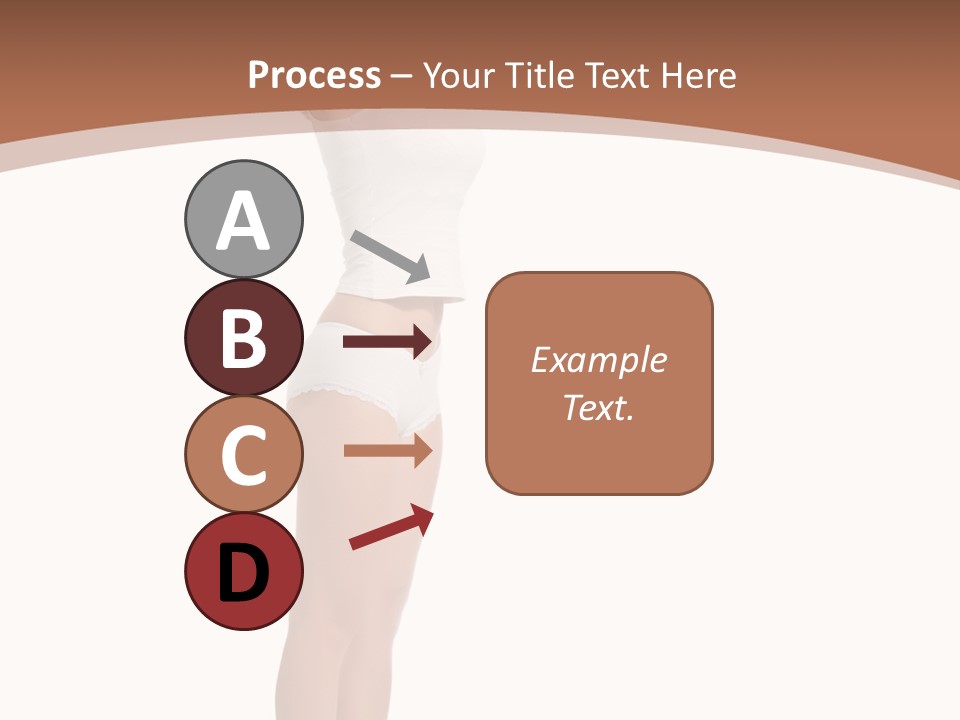 A Woman Standing On A Scale With Her Arms In The Air PowerPoint Template