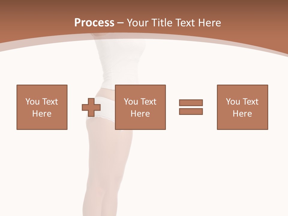 A Woman Standing On A Scale With Her Arms In The Air PowerPoint Template