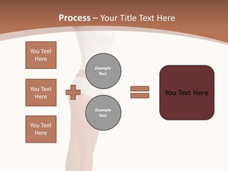 A Woman Standing On A Scale With Her Arms In The Air PowerPoint Template