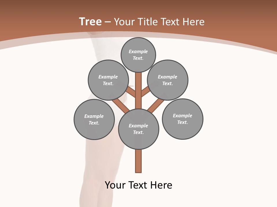 A Woman Standing On A Scale With Her Arms In The Air PowerPoint Template