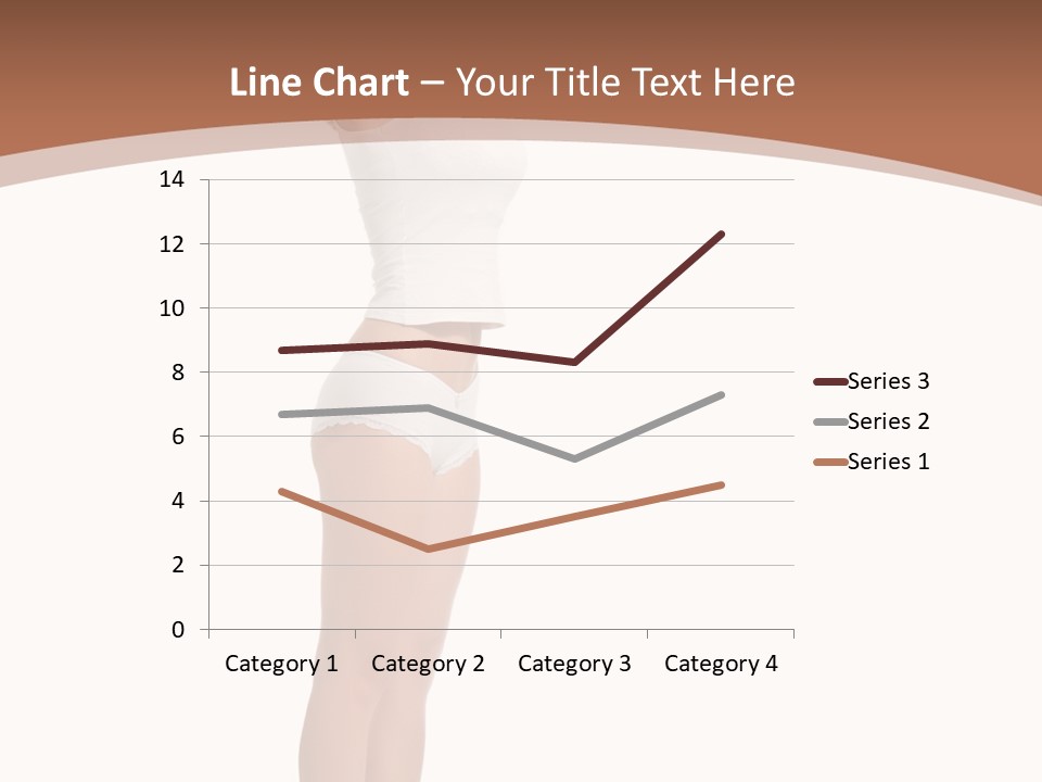 A Woman Standing On A Scale With Her Arms In The Air PowerPoint Template