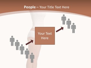 A Woman Standing On A Scale With Her Arms In The Air PowerPoint Template