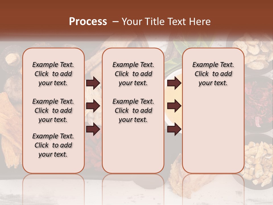 A Variety Of Foods Are Displayed In Bowls On A Table PowerPoint Template