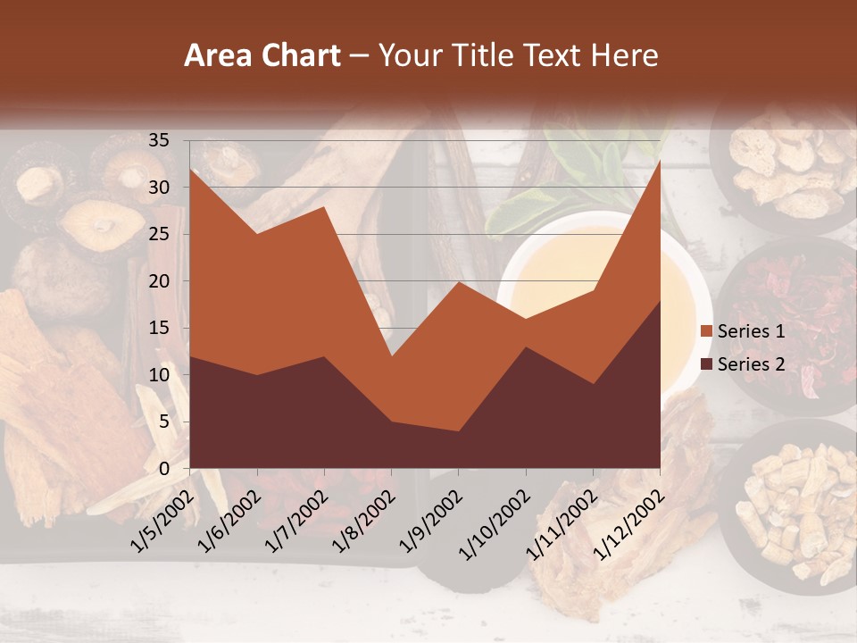 A Variety Of Foods Are Displayed In Bowls On A Table PowerPoint Template