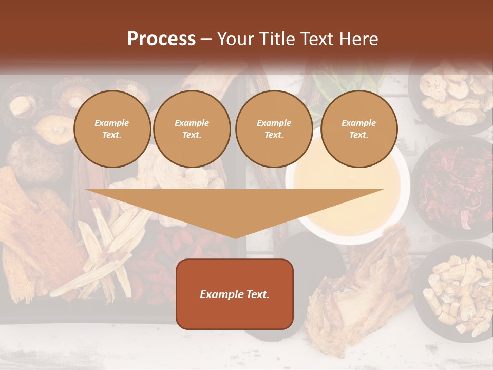 A Variety Of Foods Are Displayed In Bowls On A Table PowerPoint Template