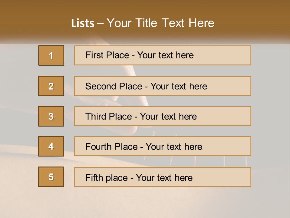 A Person's Hand Is Holding A Pin On Top Of A Piece Of Wood PowerPoint Template