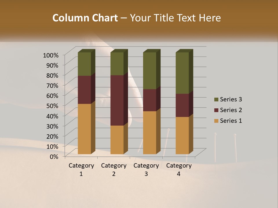 A Person's Hand Is Holding A Pin On Top Of A Piece Of Wood PowerPoint Template