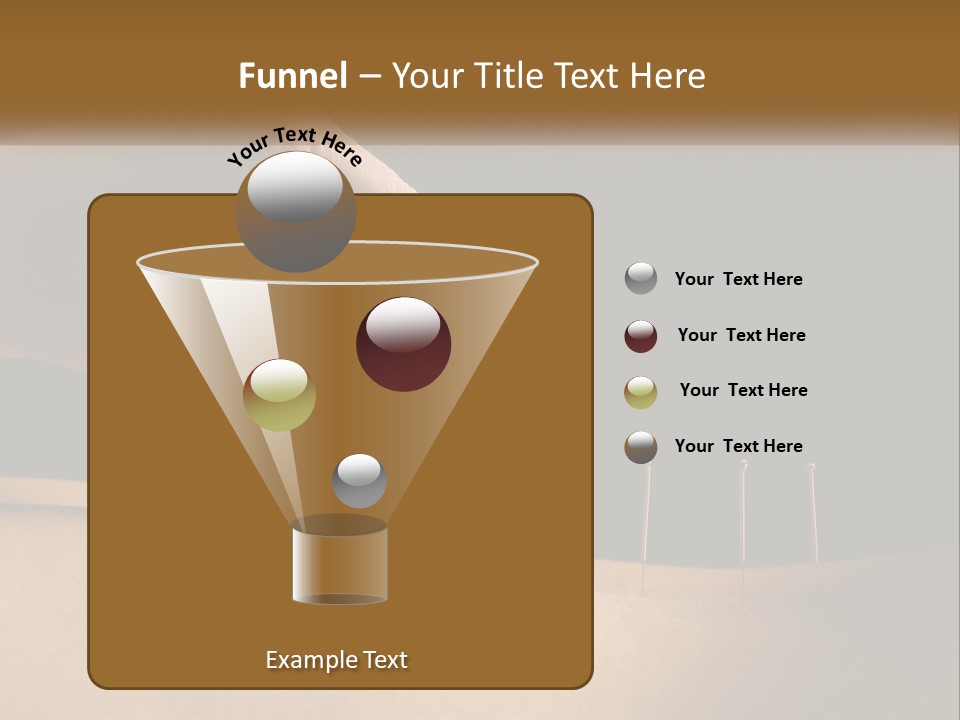A Person's Hand Is Holding A Pin On Top Of A Piece Of Wood PowerPoint Template