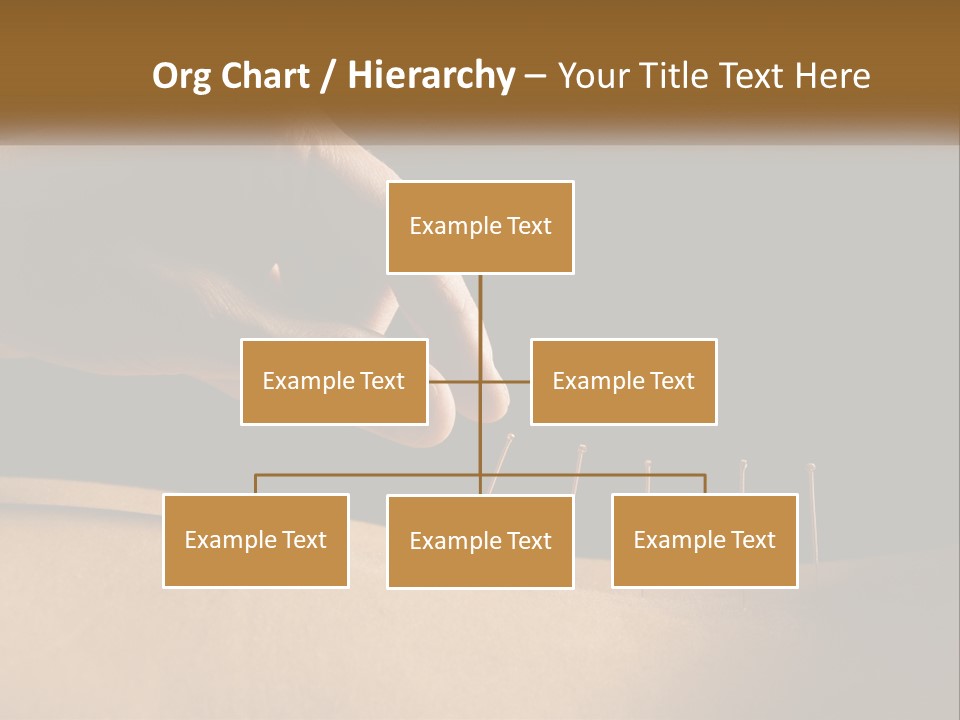 A Person's Hand Is Holding A Pin On Top Of A Piece Of Wood PowerPoint Template