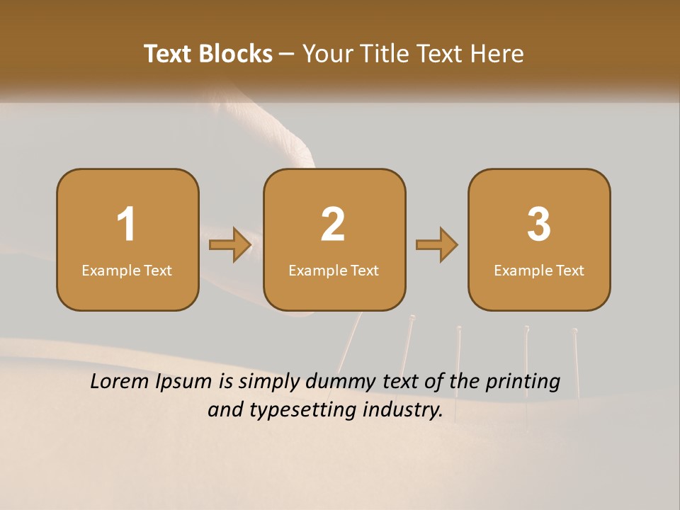 A Person's Hand Is Holding A Pin On Top Of A Piece Of Wood PowerPoint Template