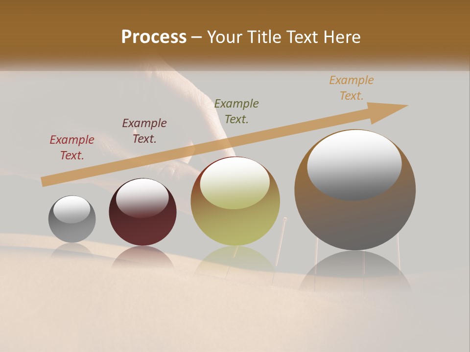 A Person's Hand Is Holding A Pin On Top Of A Piece Of Wood PowerPoint Template