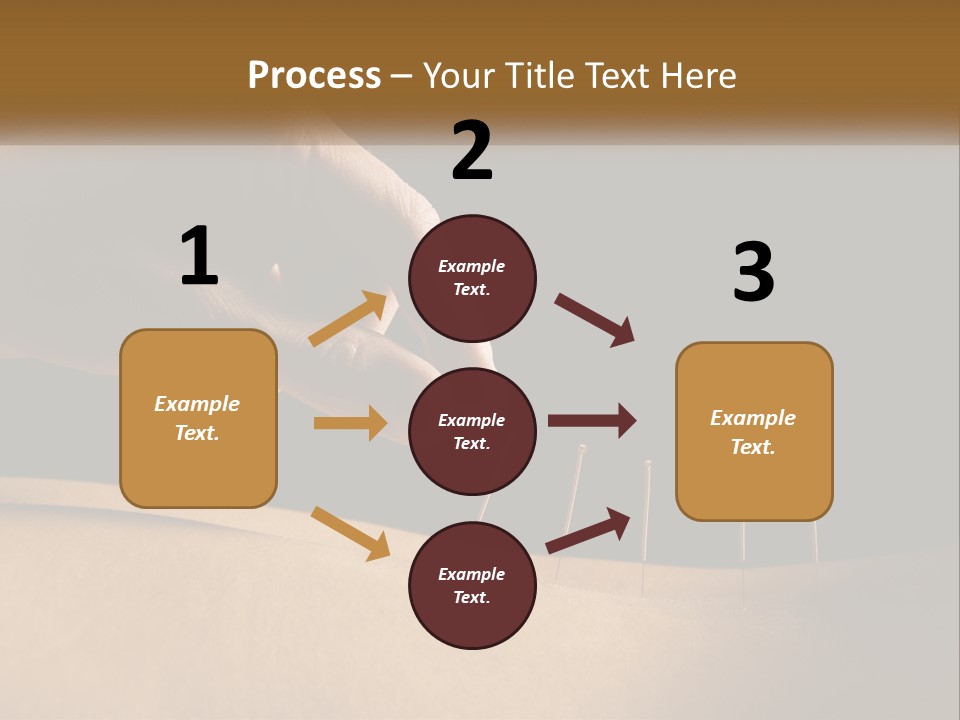 A Person's Hand Is Holding A Pin On Top Of A Piece Of Wood PowerPoint Template