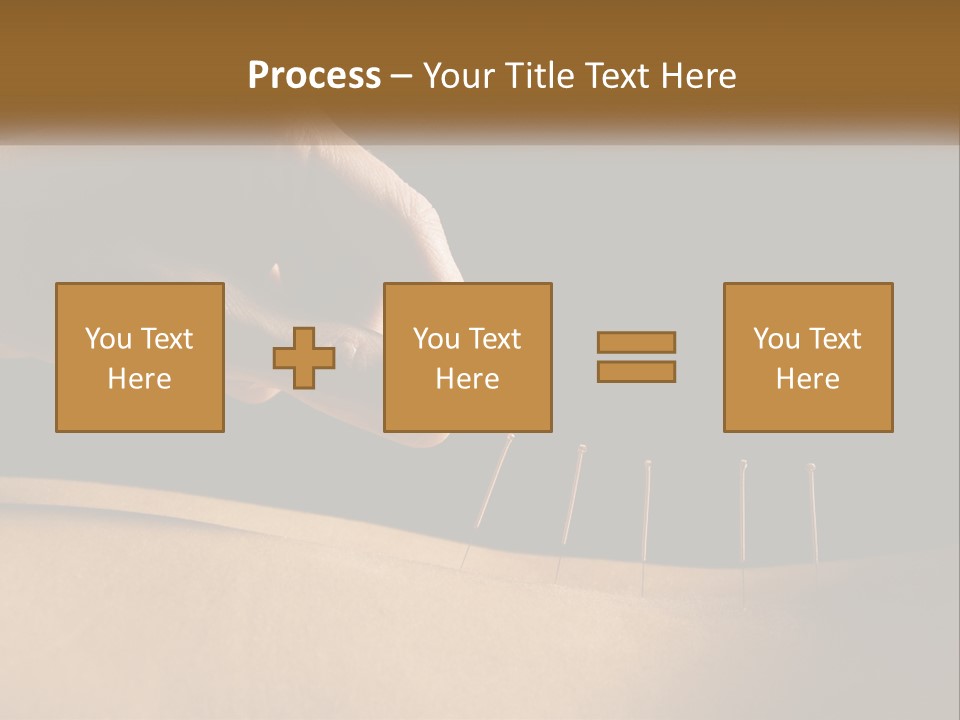 A Person's Hand Is Holding A Pin On Top Of A Piece Of Wood PowerPoint Template