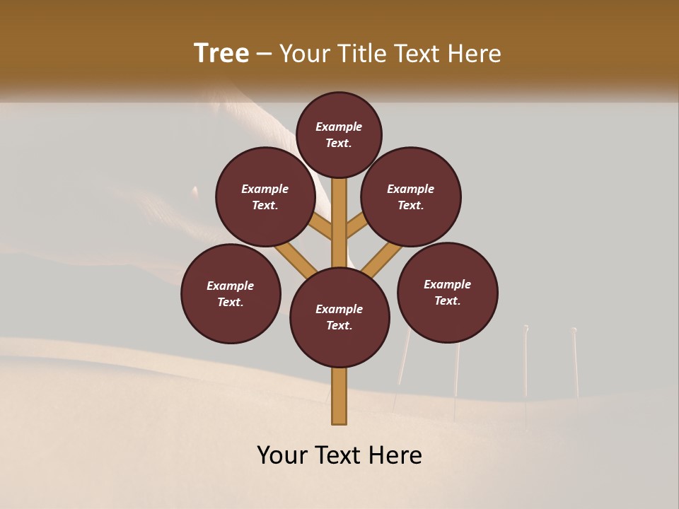 A Person's Hand Is Holding A Pin On Top Of A Piece Of Wood PowerPoint Template