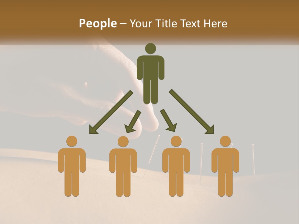 A Person's Hand Is Holding A Pin On Top Of A Piece Of Wood PowerPoint Template