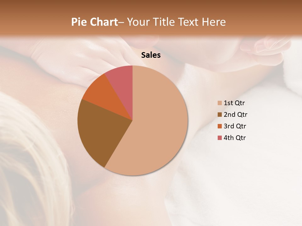 A Woman Getting A Back Massage In A Spa PowerPoint Template