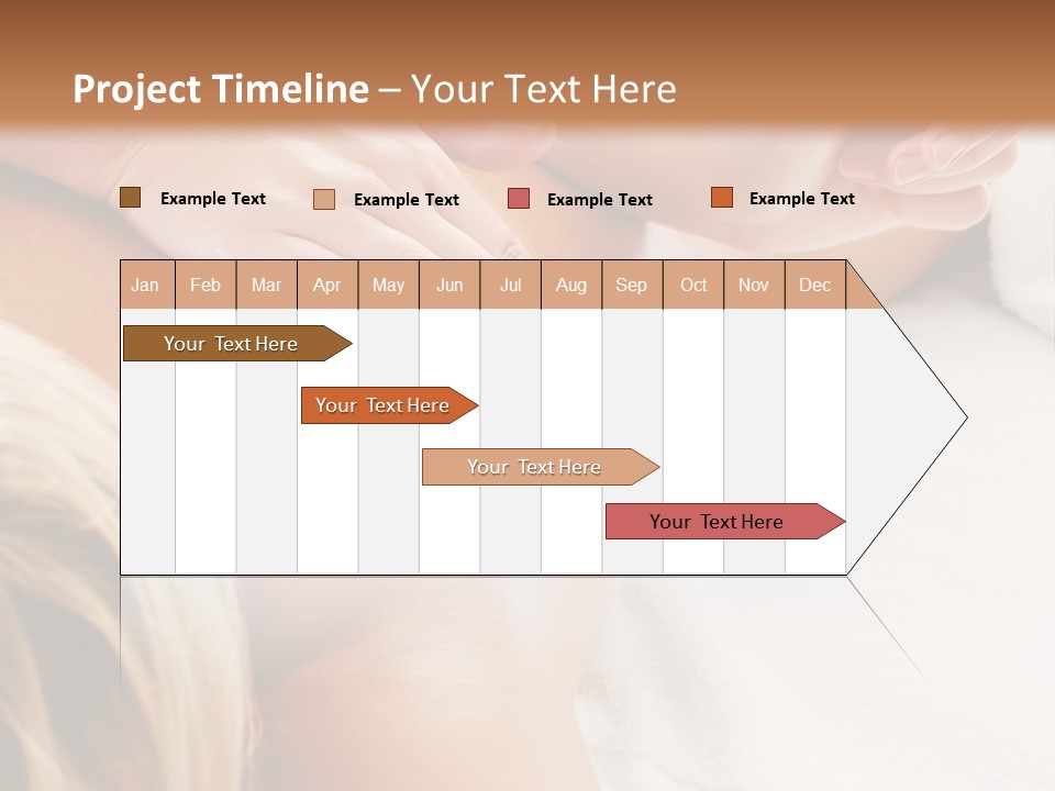 A Woman Getting A Back Massage In A Spa PowerPoint Template