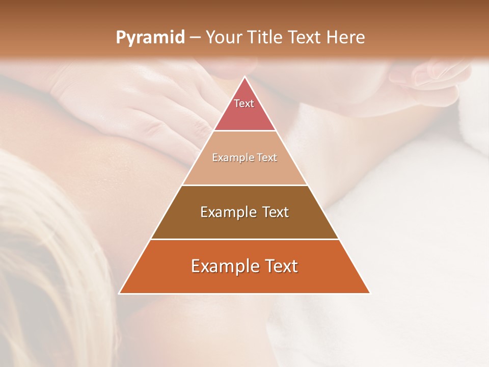 A Woman Getting A Back Massage In A Spa PowerPoint Template