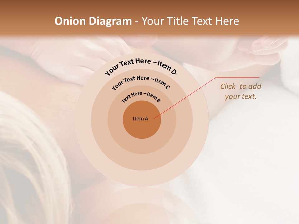 A Woman Getting A Back Massage In A Spa PowerPoint Template