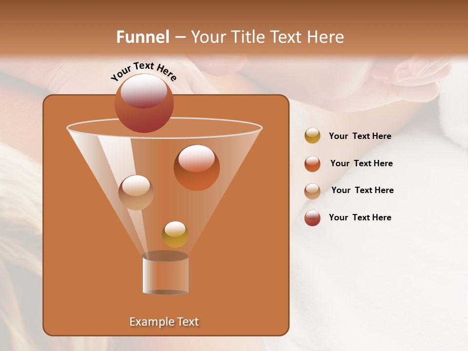 A Woman Getting A Back Massage In A Spa PowerPoint Template