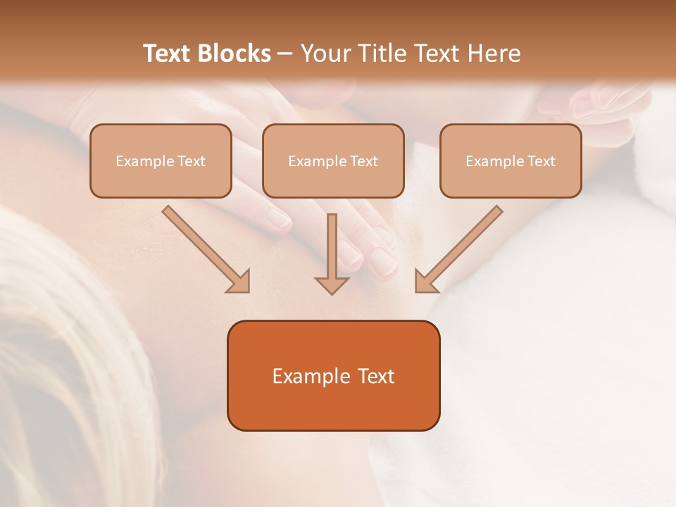 A Woman Getting A Back Massage In A Spa PowerPoint Template