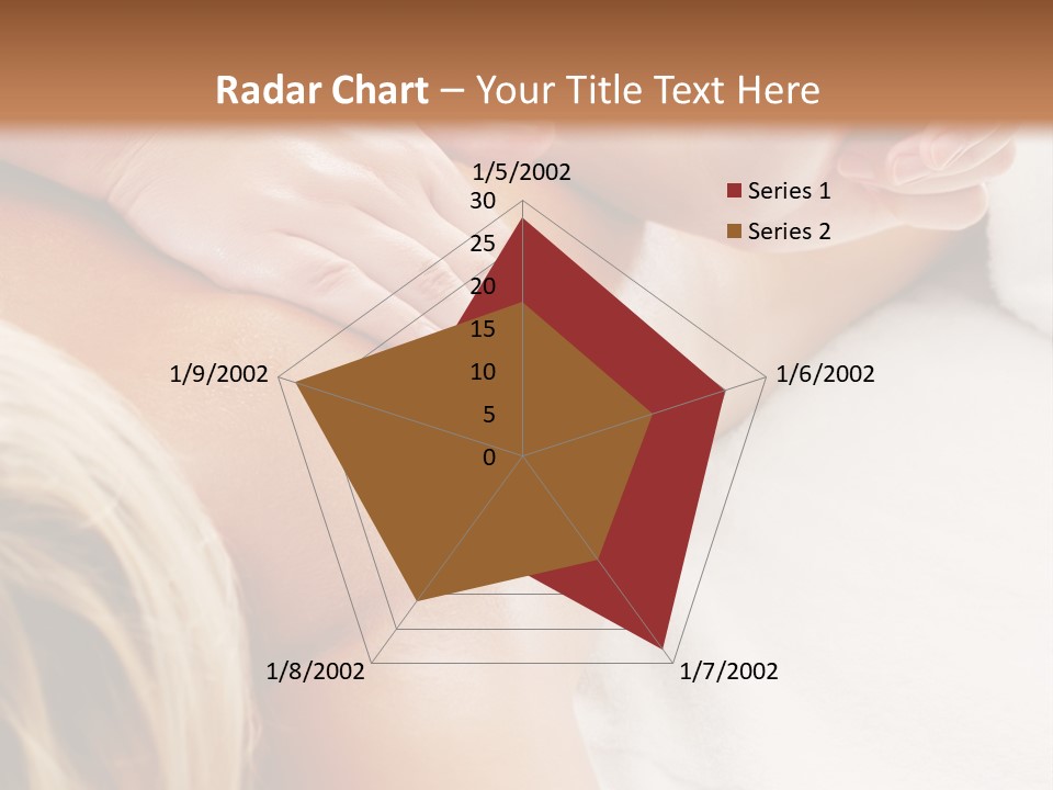 A Woman Getting A Back Massage In A Spa PowerPoint Template