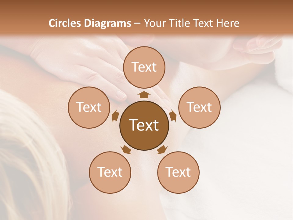 A Woman Getting A Back Massage In A Spa PowerPoint Template
