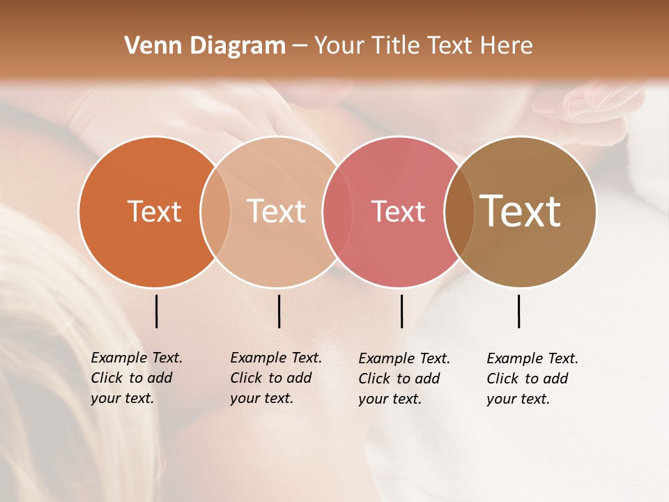 A Woman Getting A Back Massage In A Spa PowerPoint Template