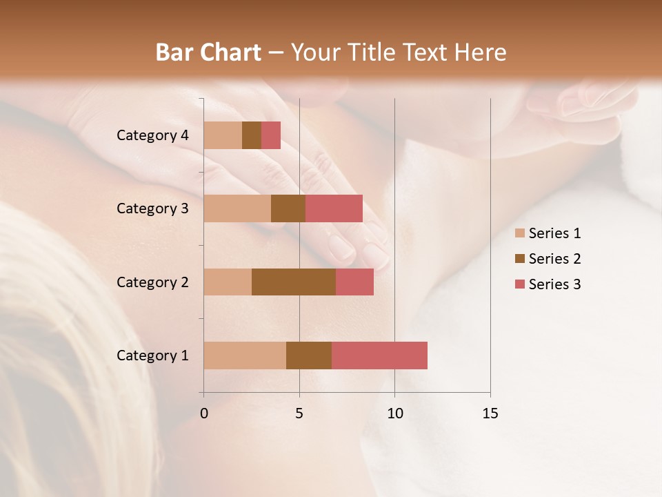 A Woman Getting A Back Massage In A Spa PowerPoint Template