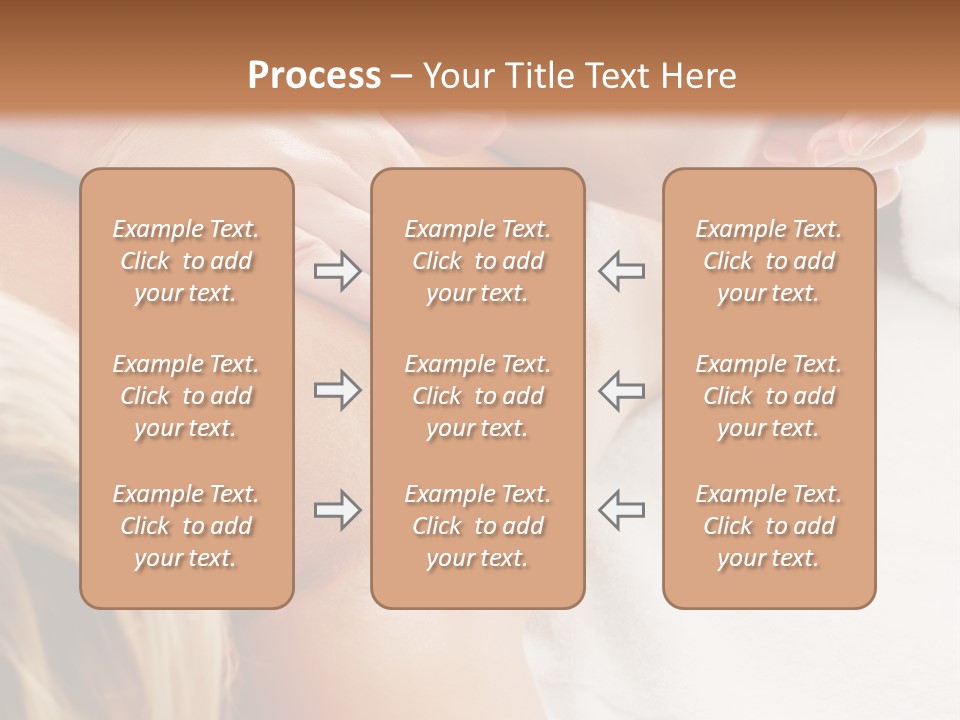 A Woman Getting A Back Massage In A Spa PowerPoint Template