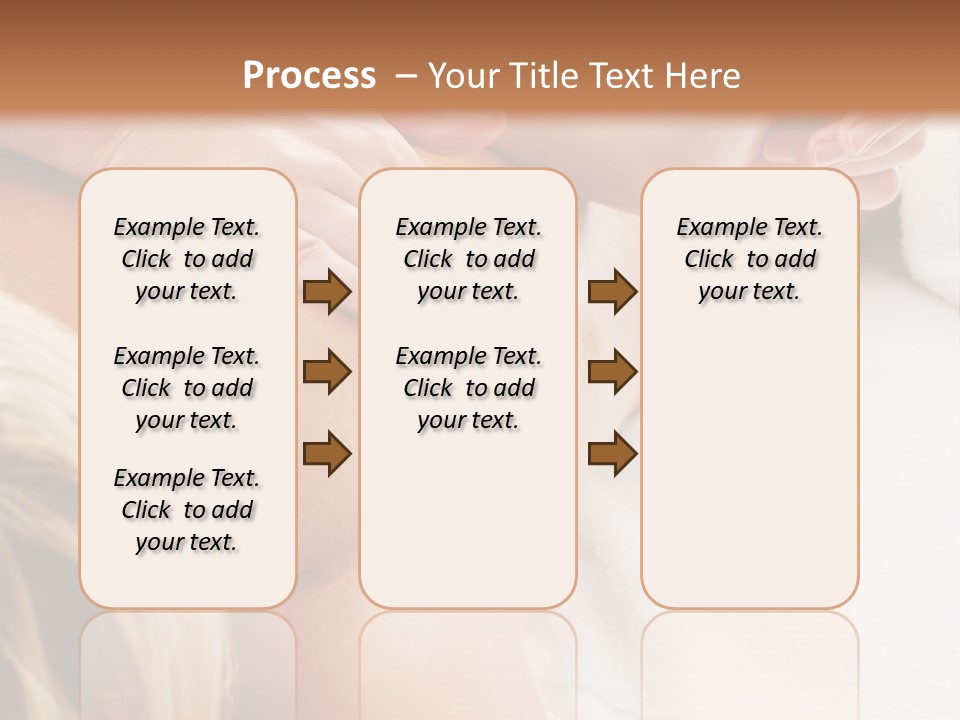 A Woman Getting A Back Massage In A Spa PowerPoint Template