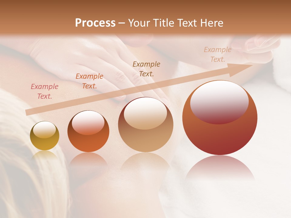 A Woman Getting A Back Massage In A Spa PowerPoint Template