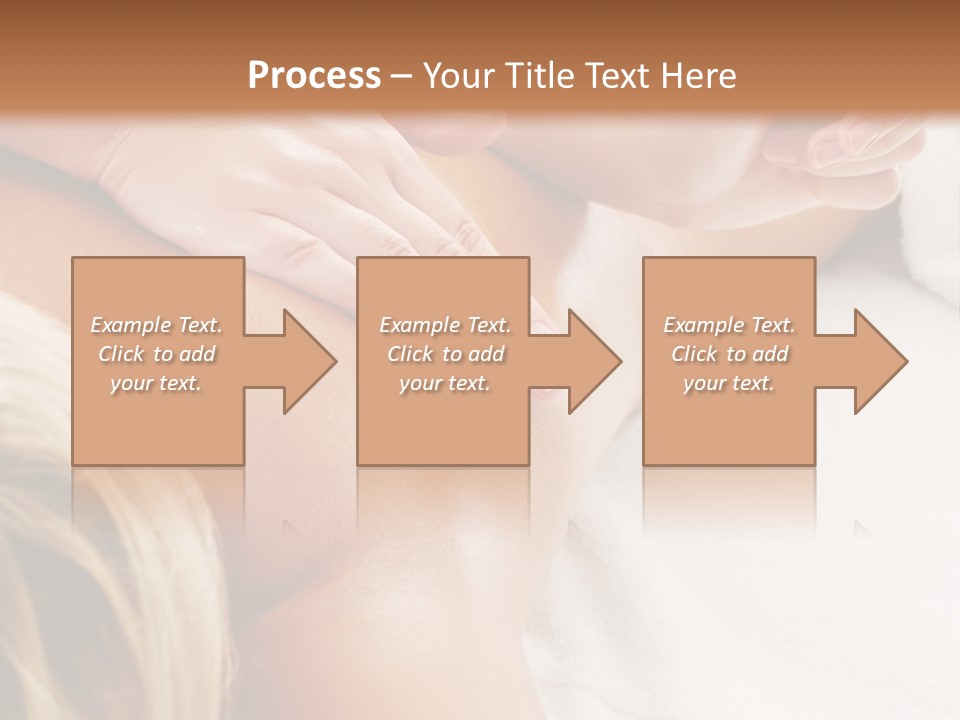 A Woman Getting A Back Massage In A Spa PowerPoint Template