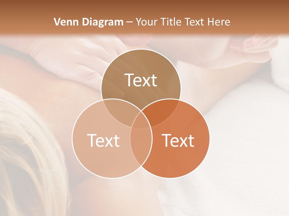 A Woman Getting A Back Massage In A Spa PowerPoint Template