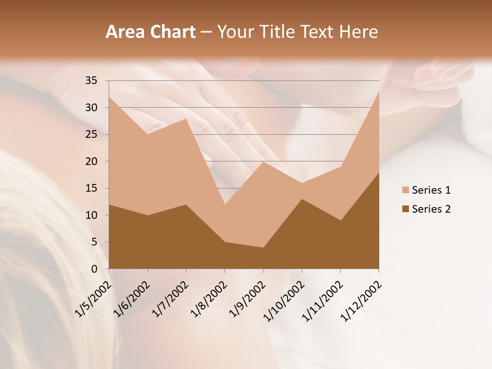 A Woman Getting A Back Massage In A Spa PowerPoint Template