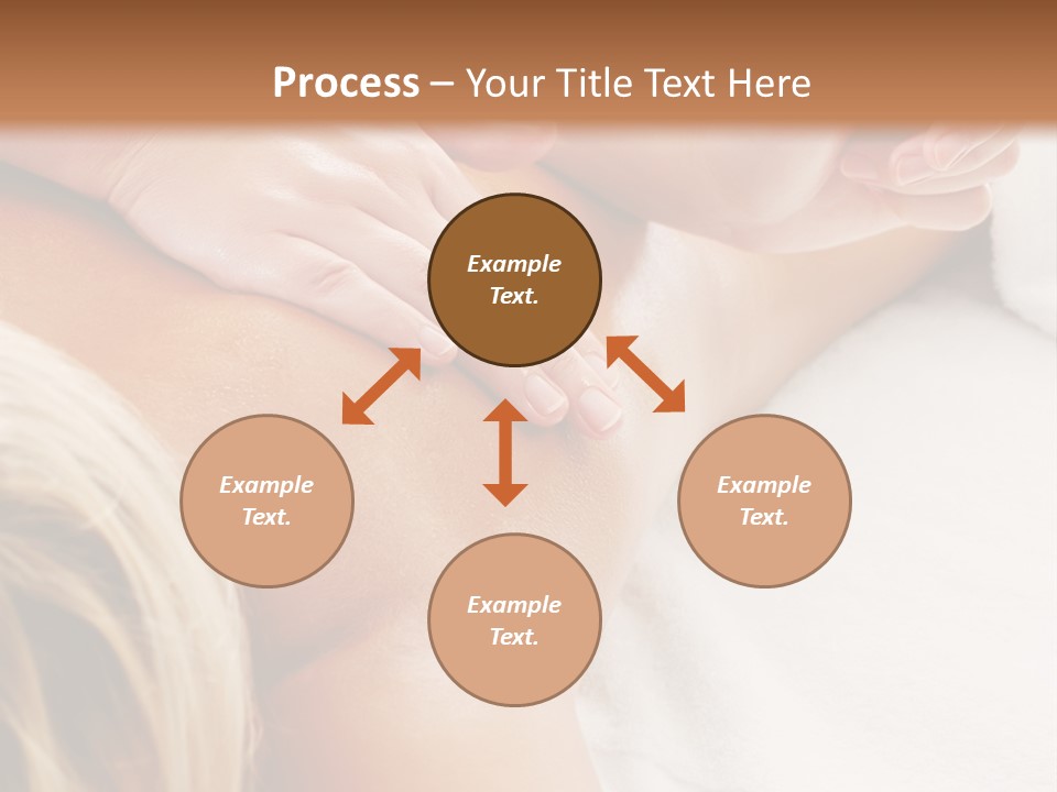 A Woman Getting A Back Massage In A Spa PowerPoint Template