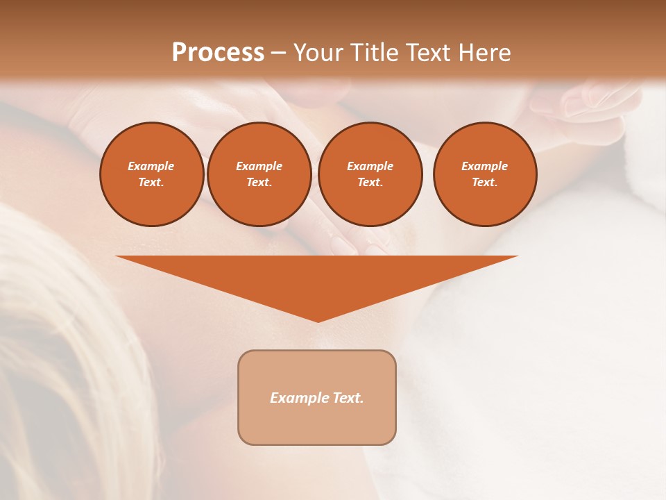 A Woman Getting A Back Massage In A Spa PowerPoint Template