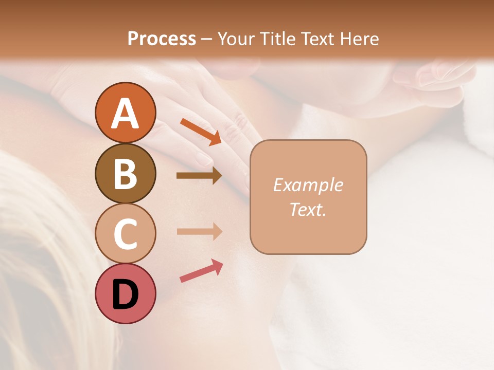 A Woman Getting A Back Massage In A Spa PowerPoint Template
