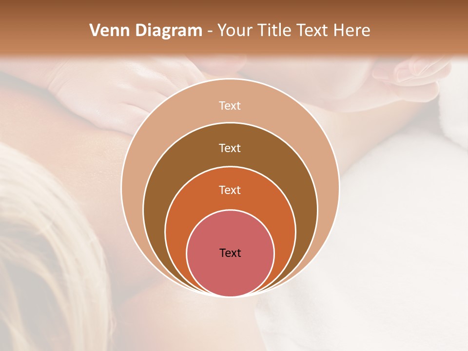 A Woman Getting A Back Massage In A Spa PowerPoint Template