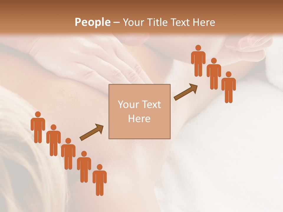 A Woman Getting A Back Massage In A Spa PowerPoint Template