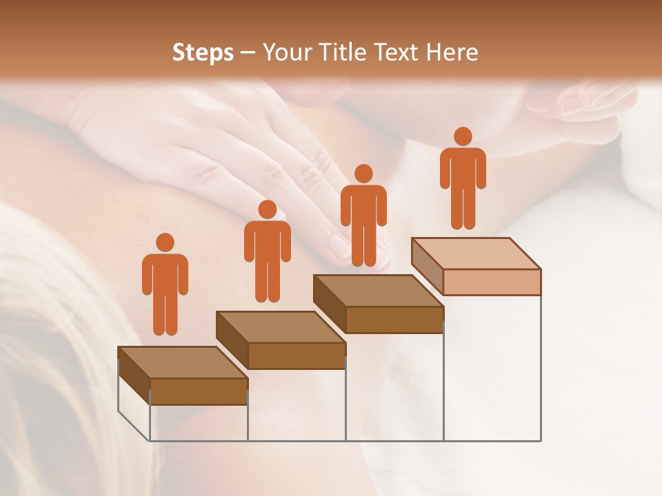 A Woman Getting A Back Massage In A Spa PowerPoint Template