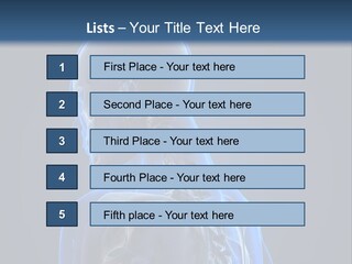 A Skeleton Is Shown With A Blue Background PowerPoint Template