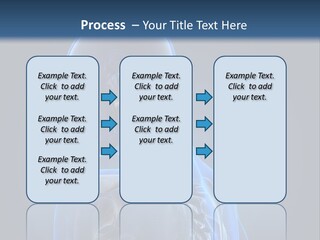 A Skeleton Is Shown With A Blue Background PowerPoint Template