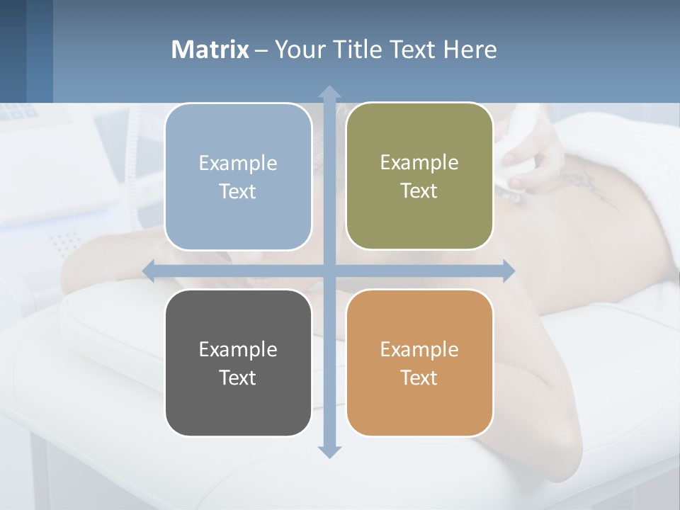 A Woman Getting A Massage In A Beauty Salon PowerPoint Template