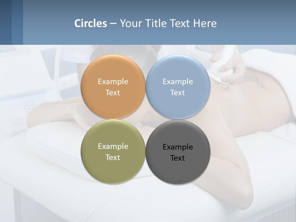 A Woman Getting A Massage In A Beauty Salon PowerPoint Template