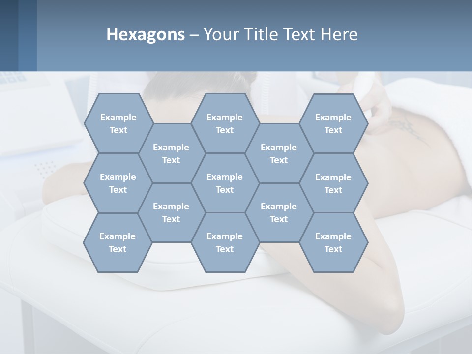 A Woman Getting A Massage In A Beauty Salon PowerPoint Template