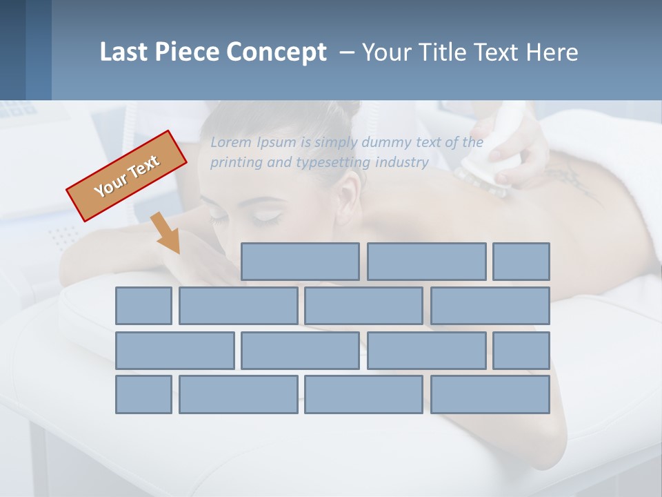 A Woman Getting A Massage In A Beauty Salon PowerPoint Template